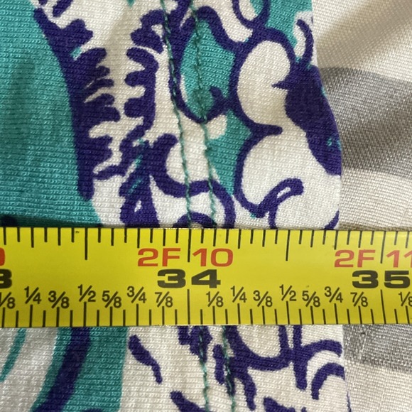 Lilly Pulitzer Shianne Dress Montauk Seafoam Green Women's Size Medium Tropical - Picture 7 of 9